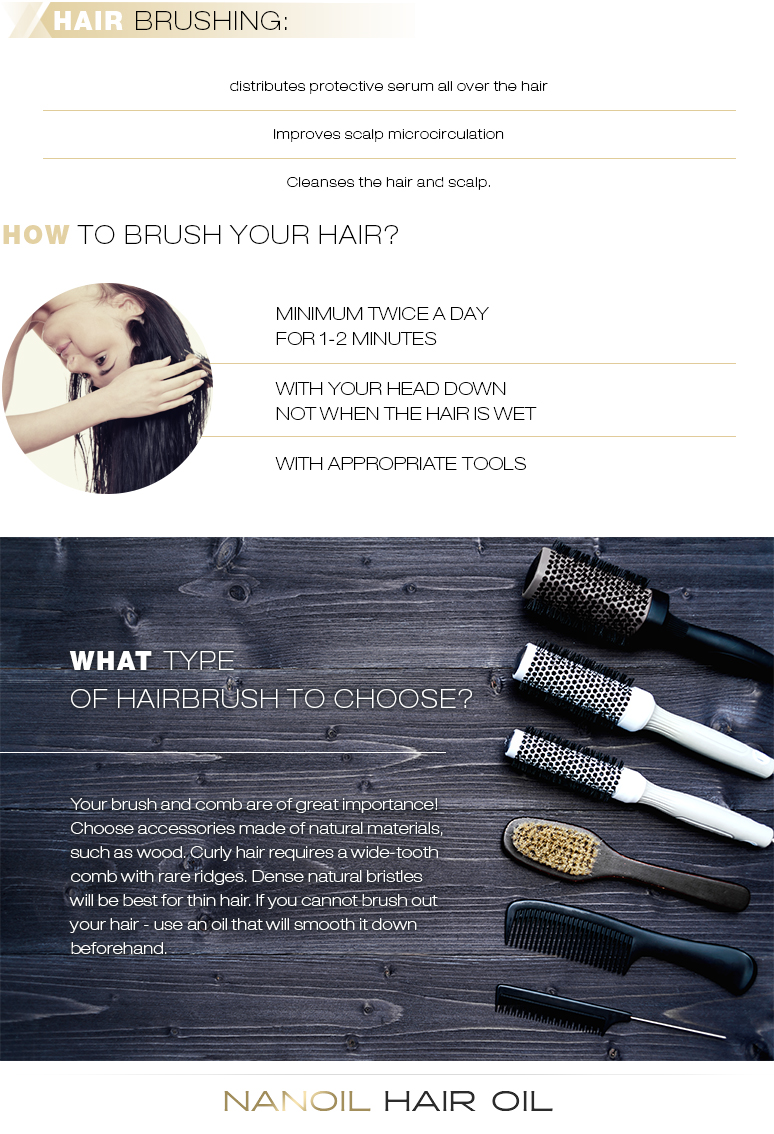 Hair brushing revealed. How to match a hair brush or a hair comb to  specific hair type?
