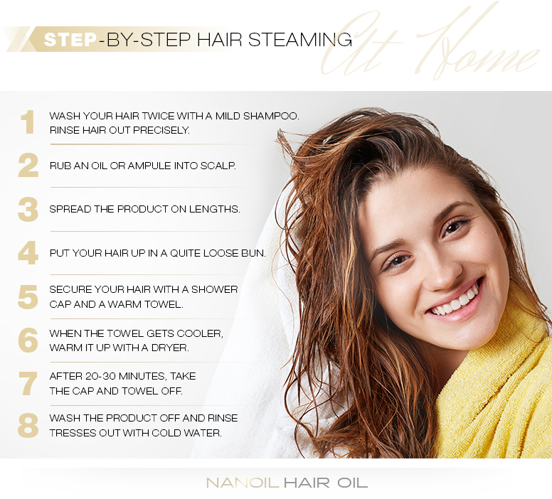 Hair Steaming - Nourishing & Moisturising Treatment. How to Do it at Home?