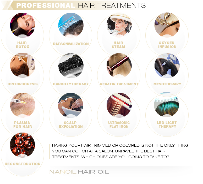 Treatments Offered  A Wide Range of Hair Nail  Skin Treatments