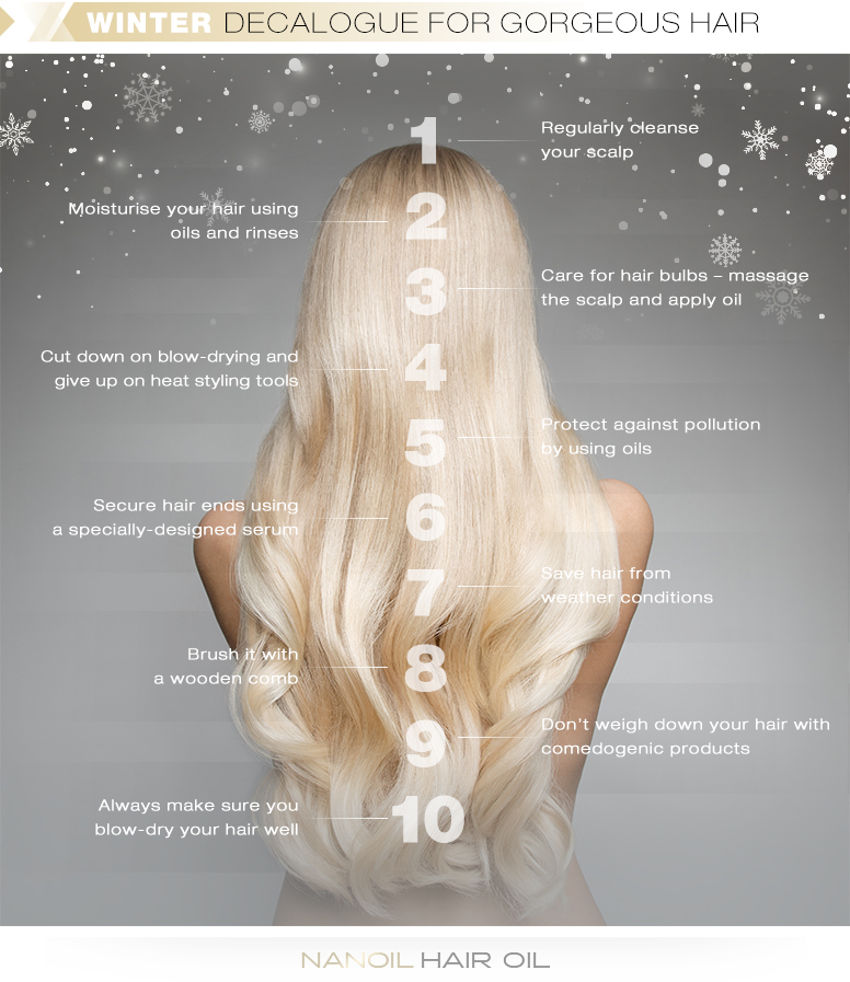 Winter decalogue for gorgeous hair