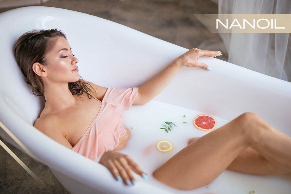 Bathtime Skin Pampering. Bathing as a Way of Getting an Amazing Body